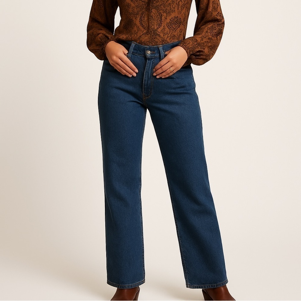 Vintage Levi wide leg  denim pants 15M/32 boho western